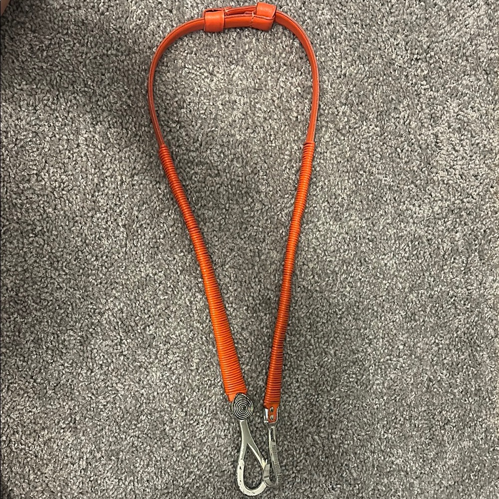 Woman’s Bright Orange Vibrant Summer Belt